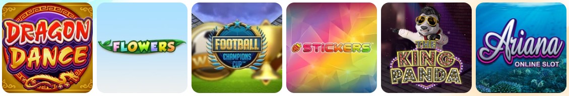 Slot games at Happy Hugo Casino